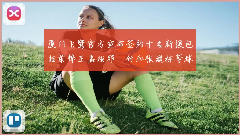 厦门飞鹭官方宣布签约十名新援包括前锋王嘉竣邓棽竹和张道林等球员